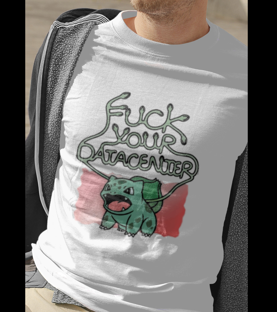 Bulbasaur Fuck Your Datacenter Pokémon Anime T-Shirt