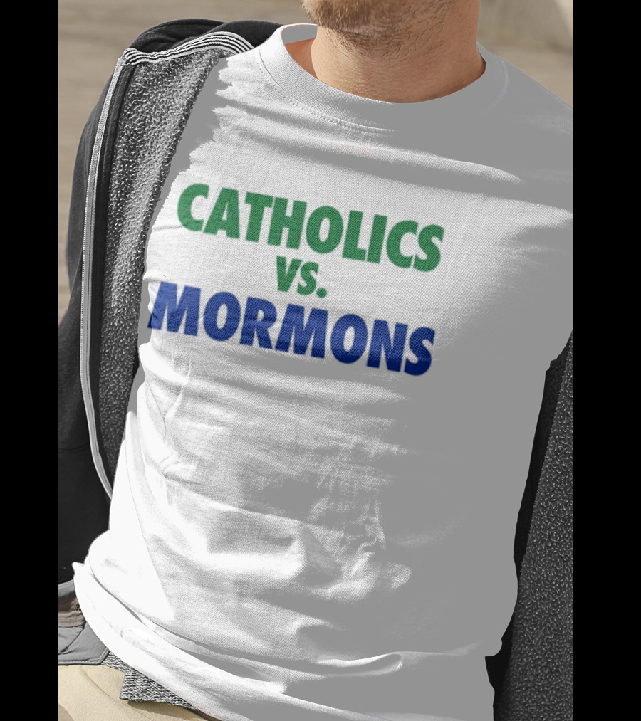 Catholics Vs Mormons Rivalry Matchup T-Shirt