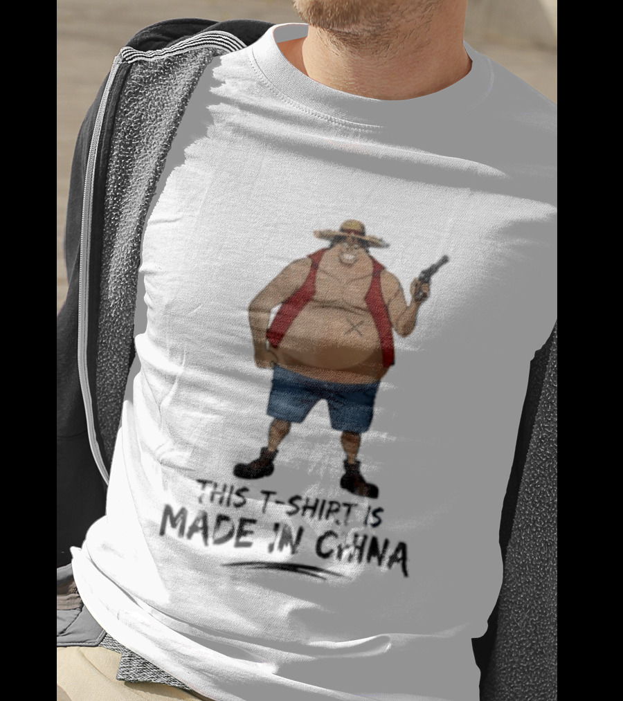 Demaro Black One Piece This Is Made In China Anime T-Shirt