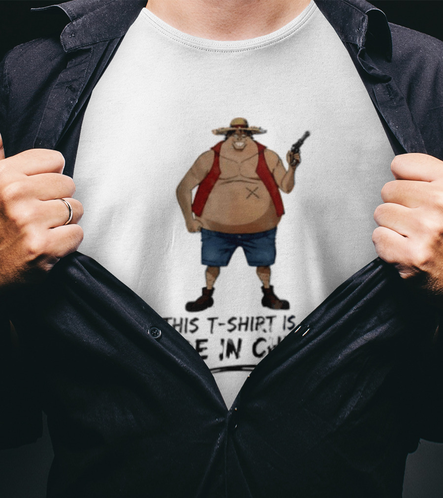 Demaro Black One Piece This Is Made In China Anime T-Shirt