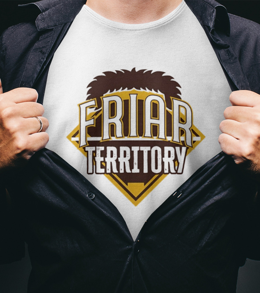 San Diego Padres Friar Territory Baseball Team T-Shirt