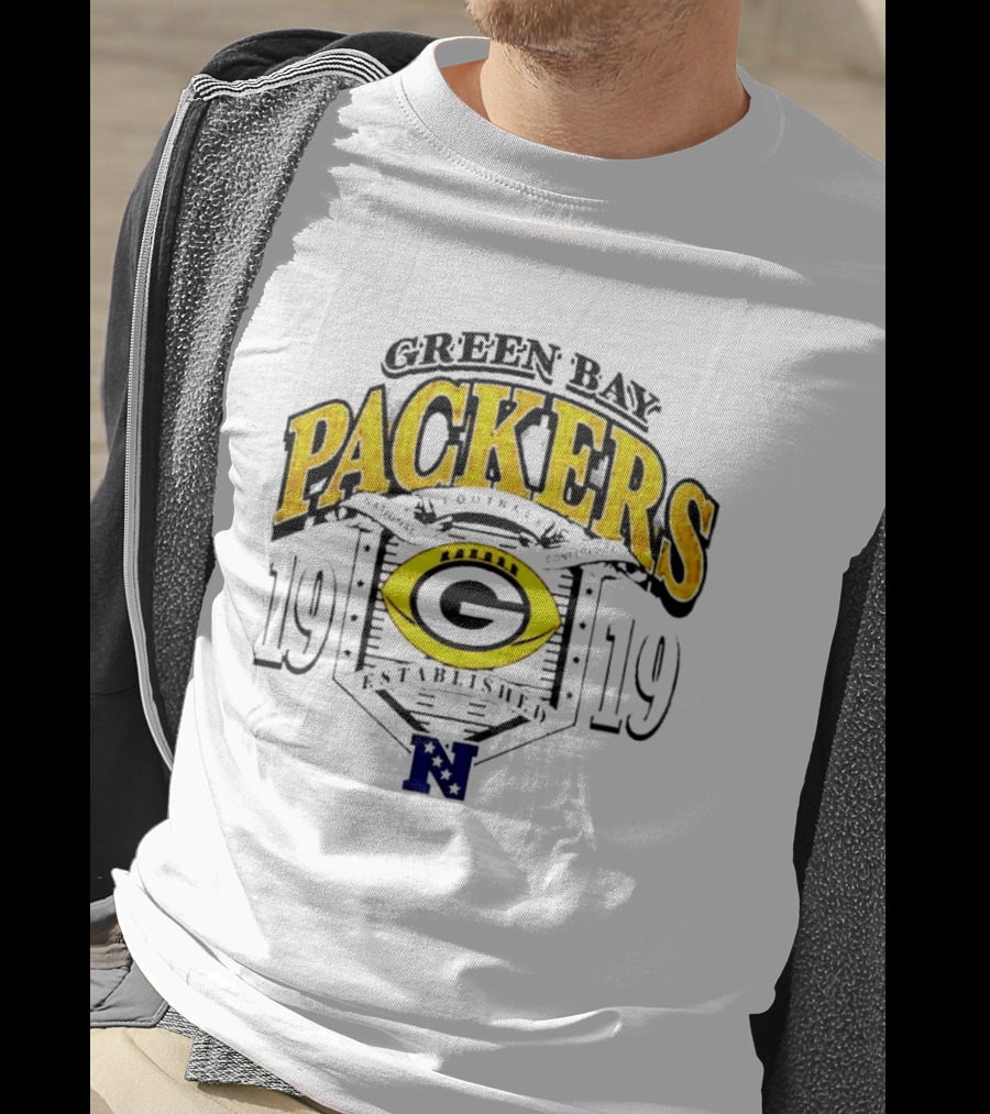 Green Bay Packers 1919 National Football Established Crest T-Shirt