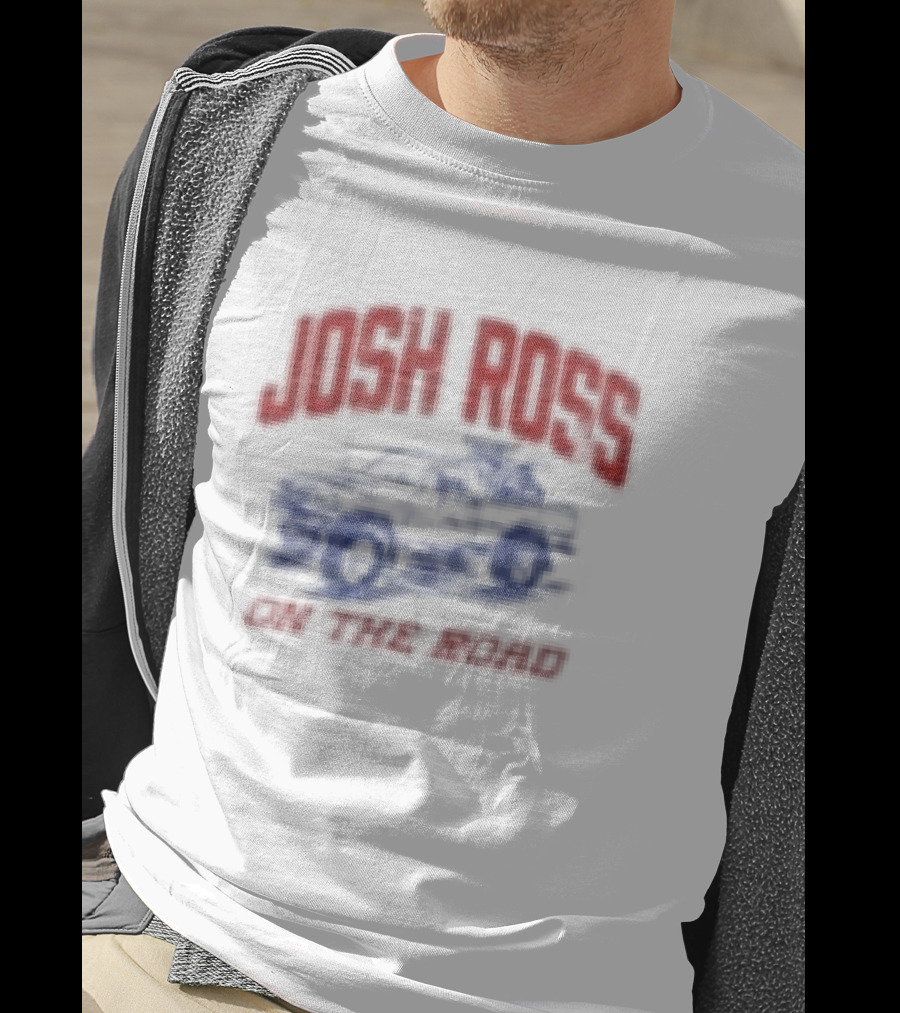 Josh Ross On The Road Tour Blue Car T-Shirt