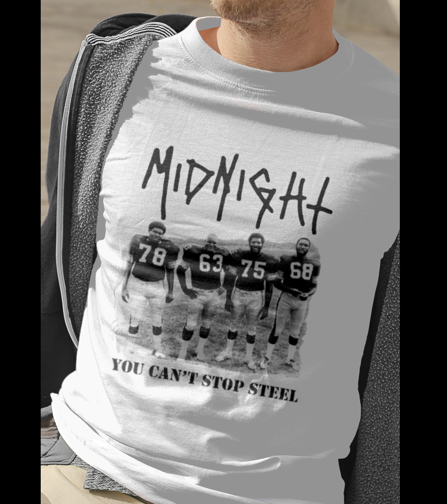 Midnight You Can't Stop Steel 78 63 75 68 T-Shirt