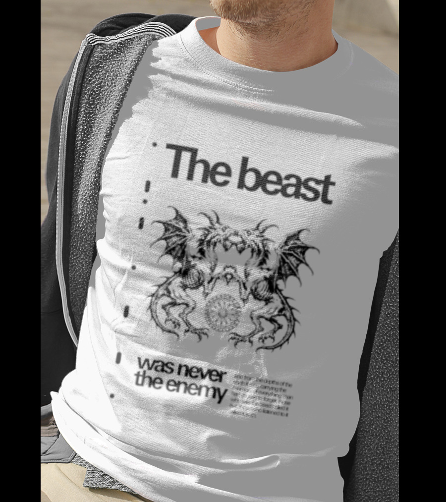 The Beast Was Never The Enemy Dragon Mythology T-Shirt