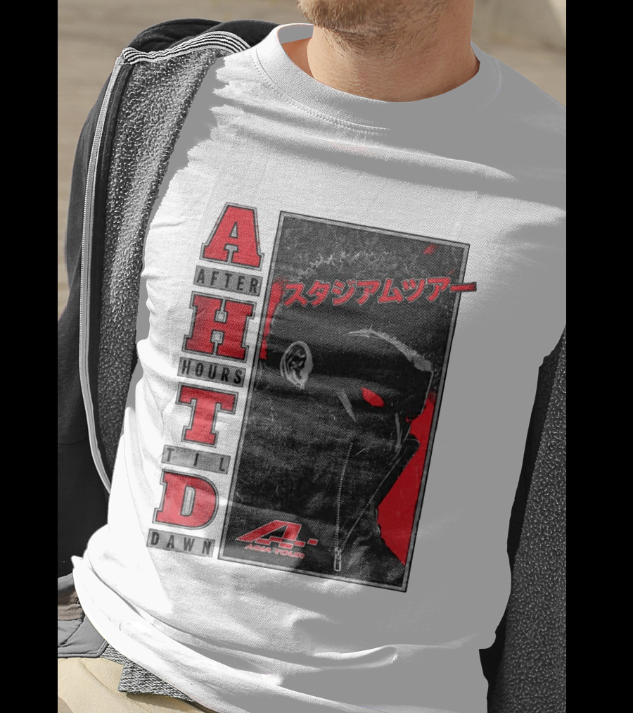 The Weeknd After Hours Til Dawn 2026 Asia Tour Tokyo Japan Pop Up Anime A Asia Tour T-Shirt
