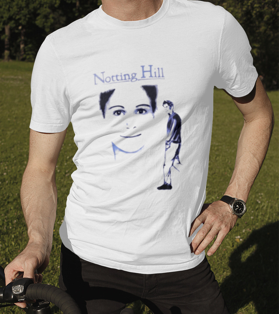 Notting Hill Tom Bateman Blue Art Conceptual T-Shirt