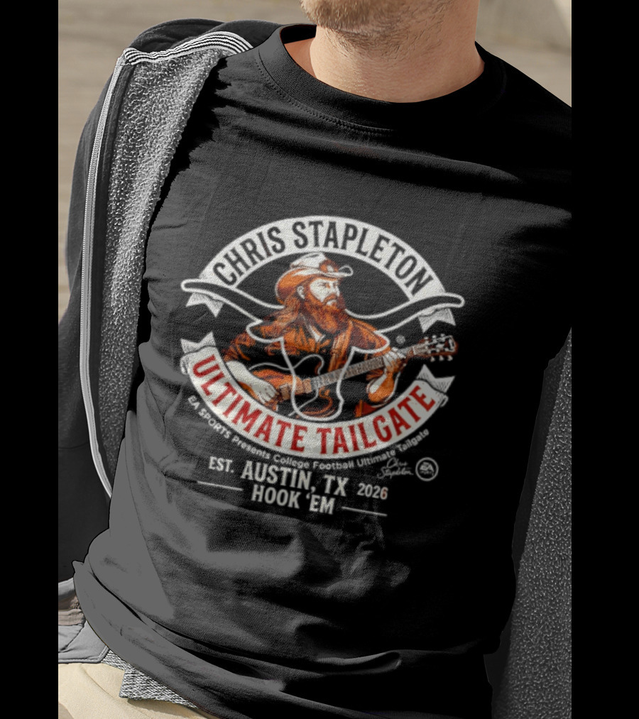 Chris Stapleton Ultimate Tailgate Austin Texas 2026 Hook 'Em T-Shirt