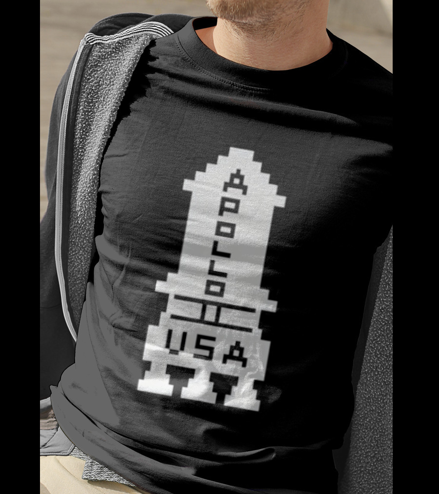 Apollo USA Rocket NASA Pixel T-Shirt