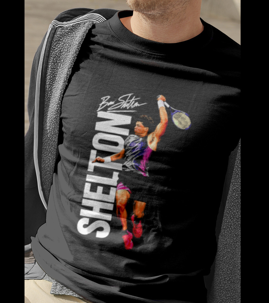Ben Shelton Tennis Player Signature Art 2026 T-Shirt