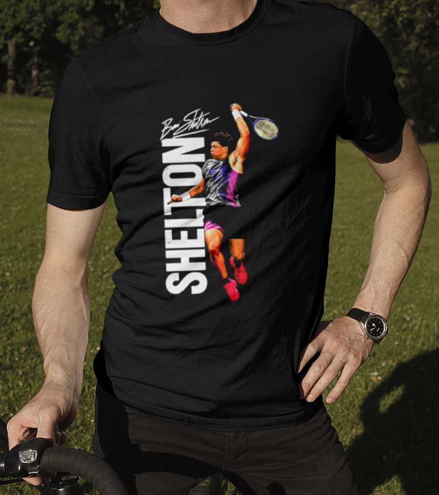 Ben Shelton Tennis Player Signature Art 2026 T-Shirt