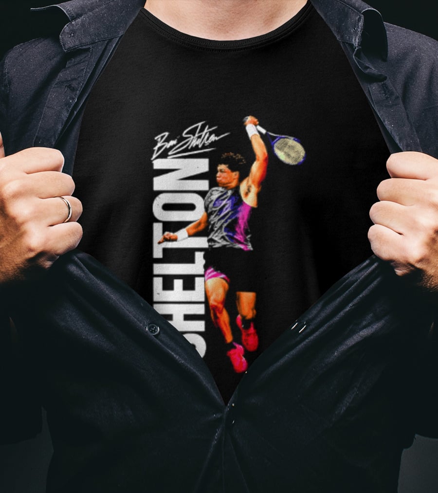 Ben Shelton Tennis Player Signature Art 2026 T-Shirt