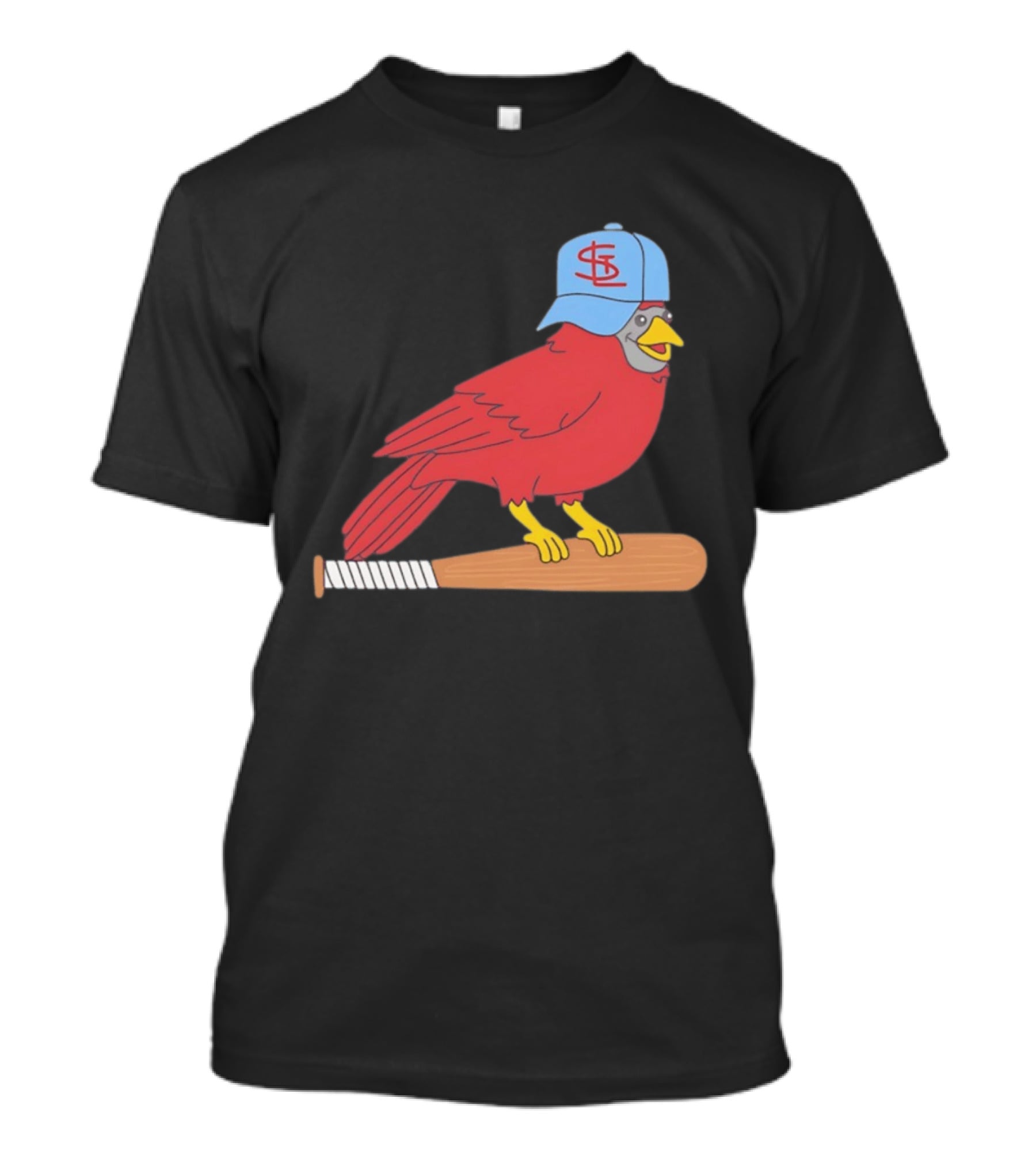 Hancel Rincon St. Louis Cardinals STL Hat Animated Bird Baseball Bat T-Shirt