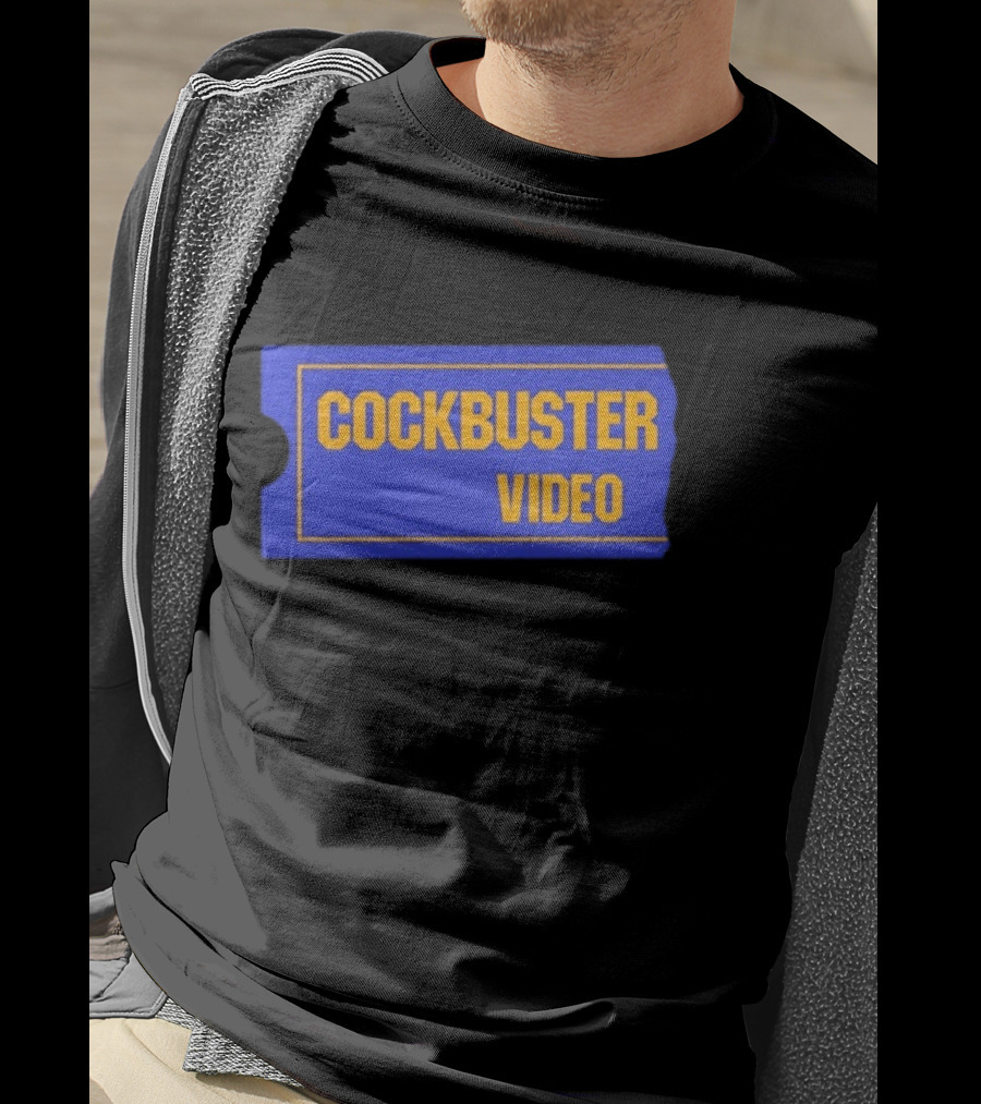 Cockbuster Video 90s Nostalgia Blockbuster T-Shirt
