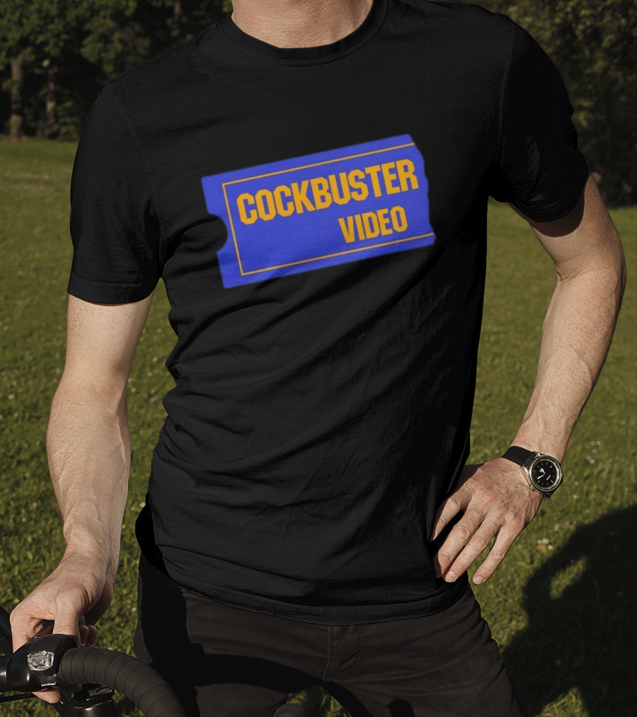 Cockbuster Video 90s Nostalgia Blockbuster T-Shirt