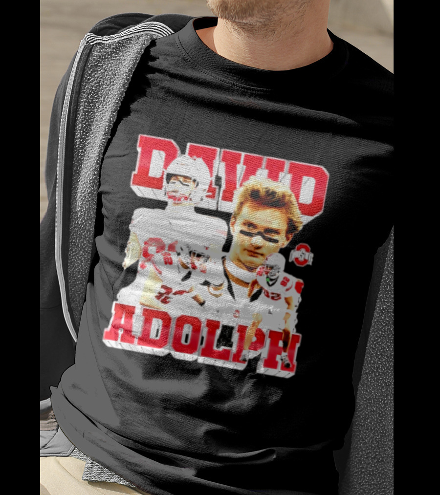 David Adolph 82 Ohio State Buckeyes NCAA Player Highlights T-Shirt