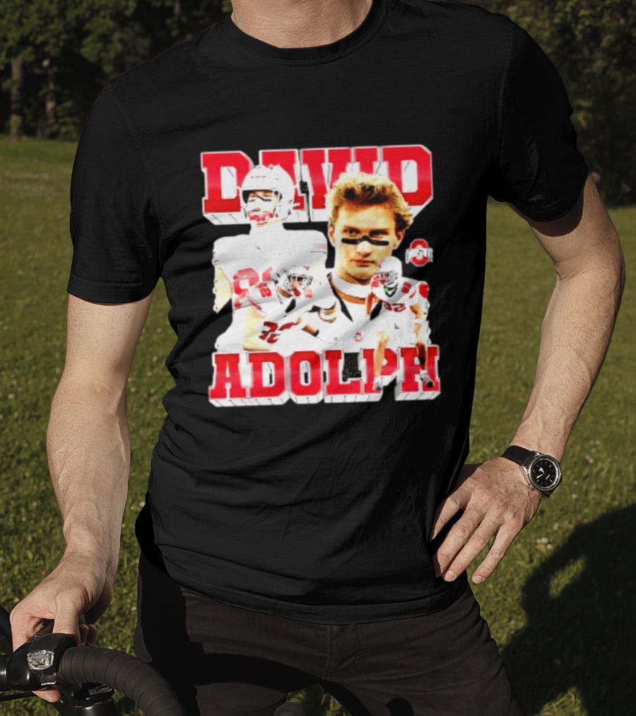 David Adolph 82 Ohio State Buckeyes NCAA Player Highlights T-Shirt