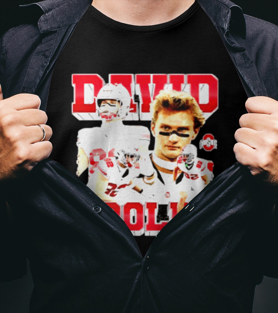 David Adolph 82 Ohio State Buckeyes NCAA Player Highlights T-Shirt
