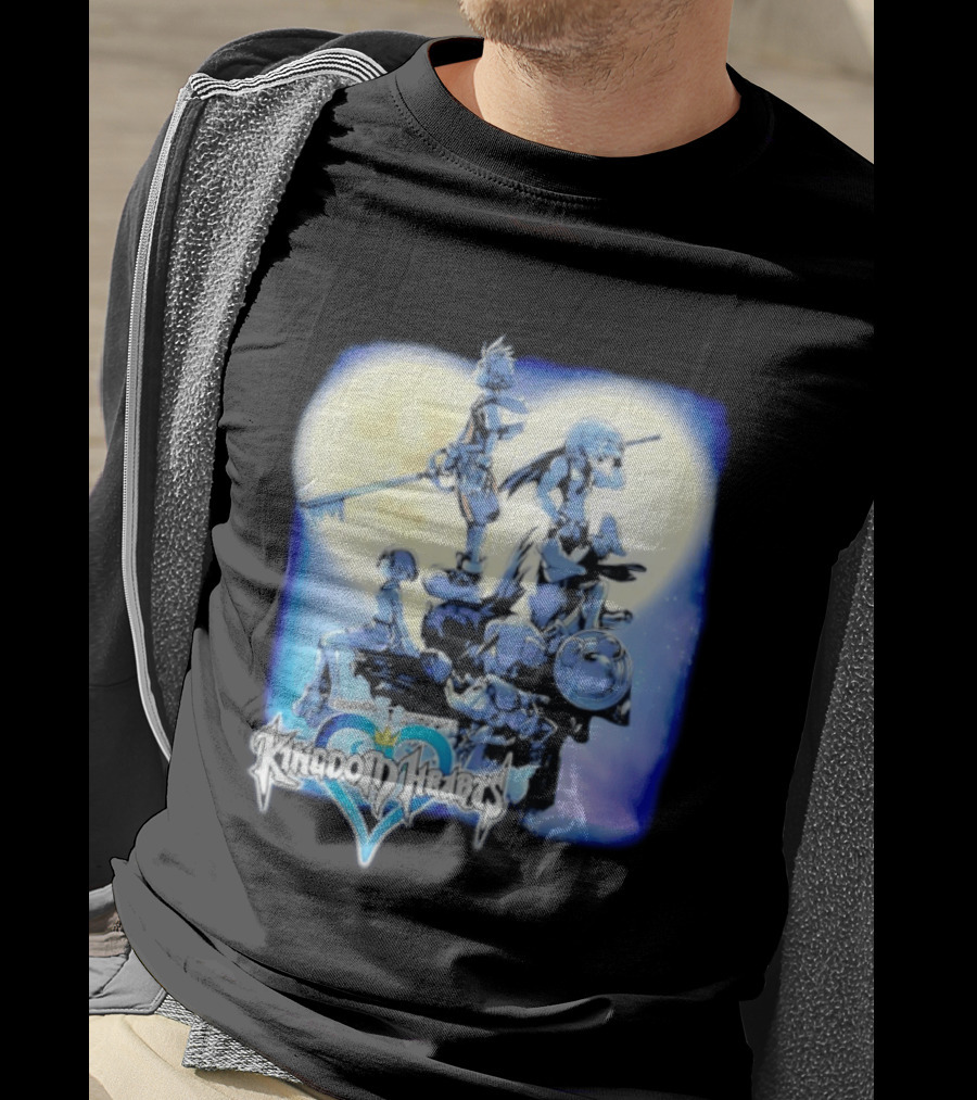 Kingdom Hearts Legends SquareSoft Sora Keyblade Moonlight T-Shirt