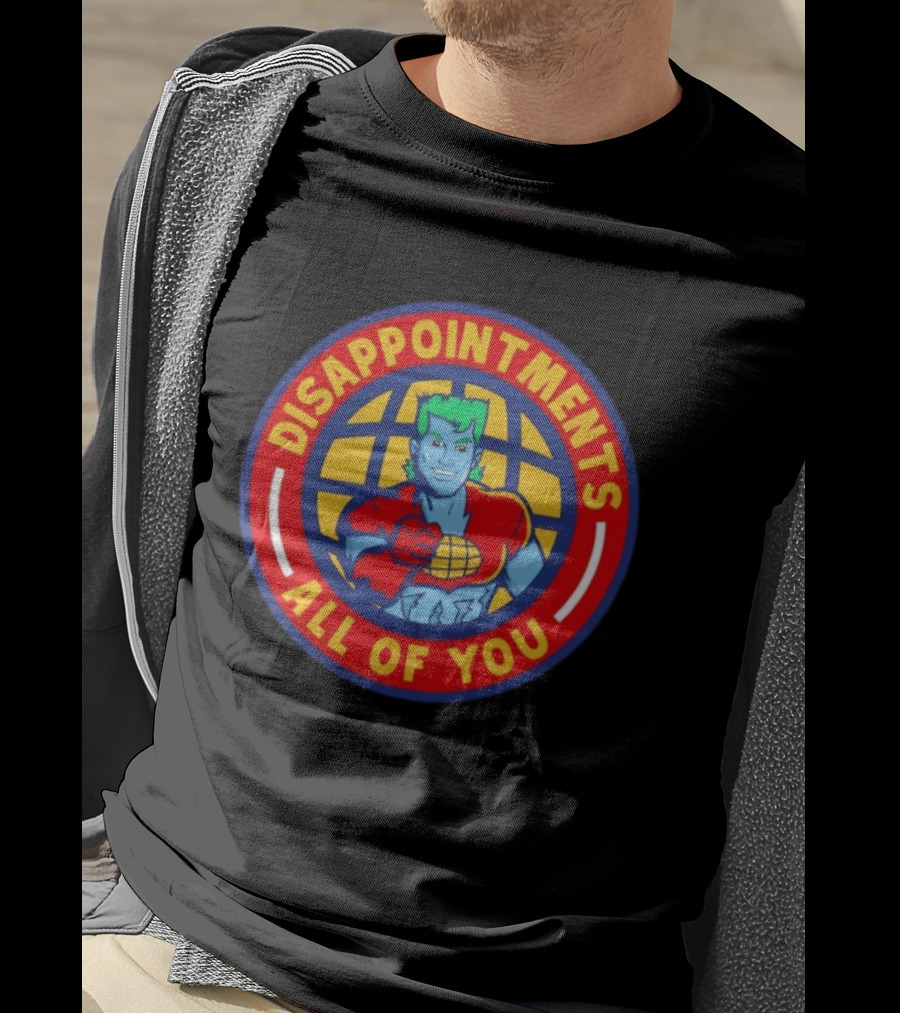 Disappointments All Of You Captain Planet Circular T-Shirt