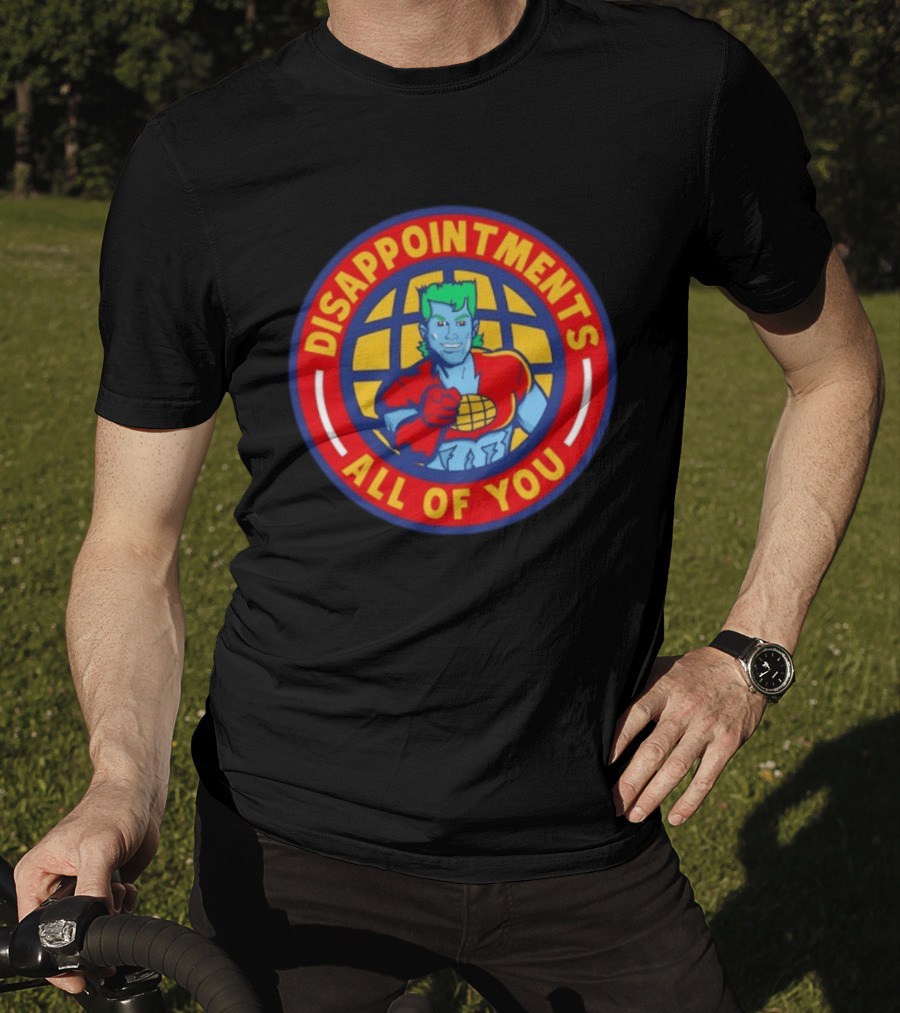 Disappointments All Of You Captain Planet Circular T-Shirt