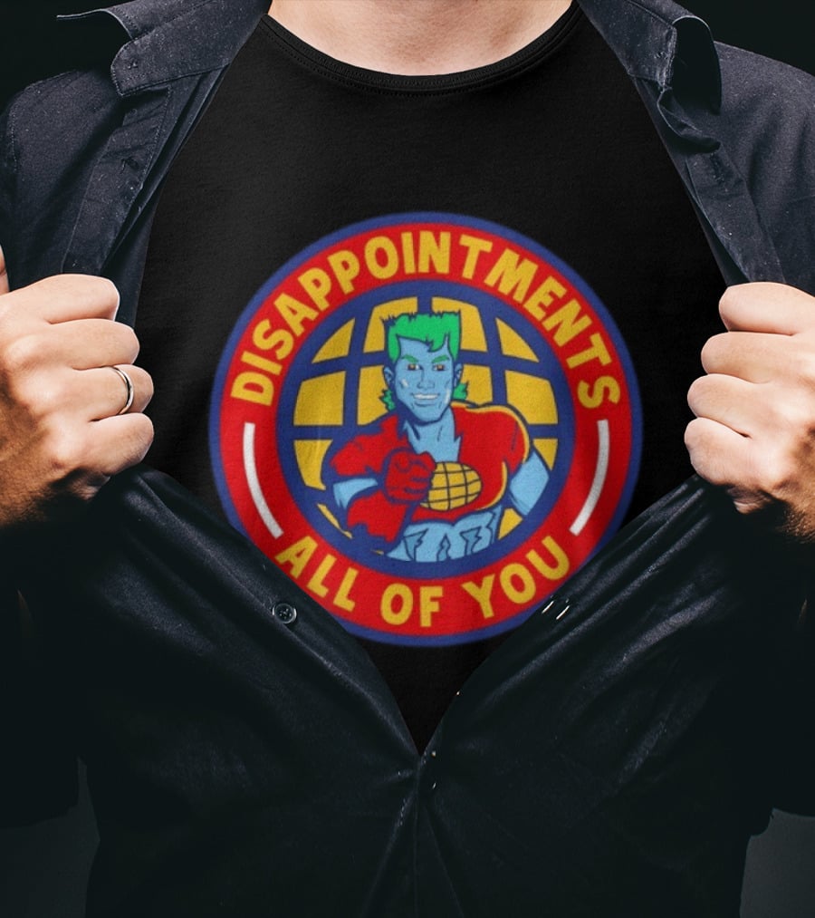 Disappointments All Of You Captain Planet Circular T-Shirt