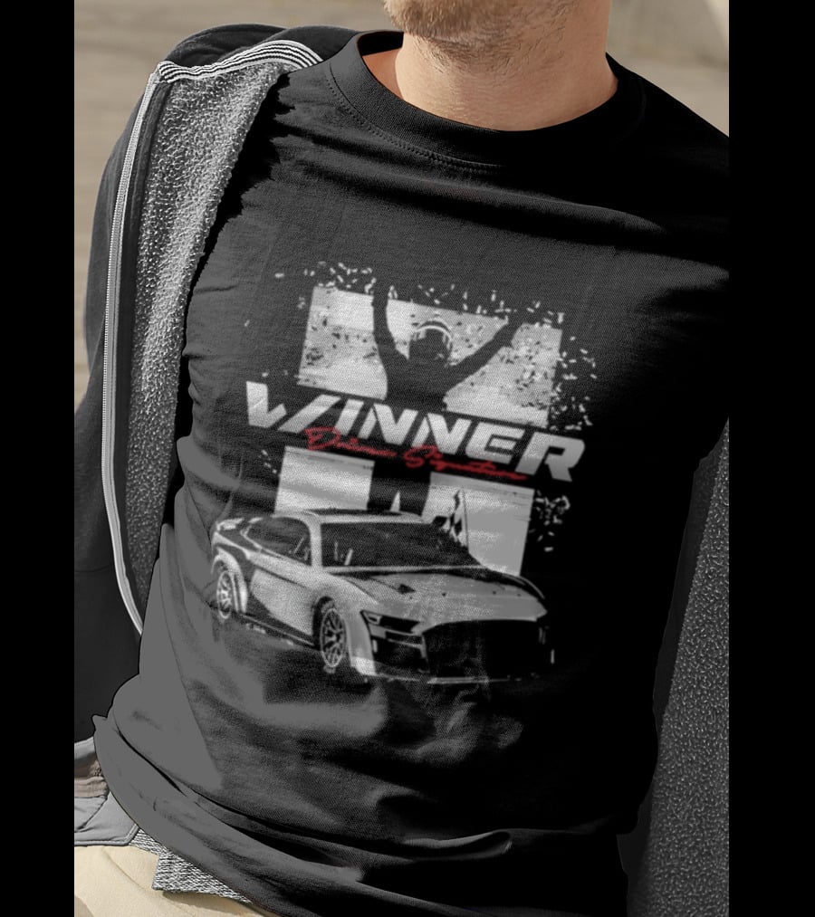 Kyle Larson 2026 Enjoy Illinois 300 Winner Classic Ink Racing T-Shirt