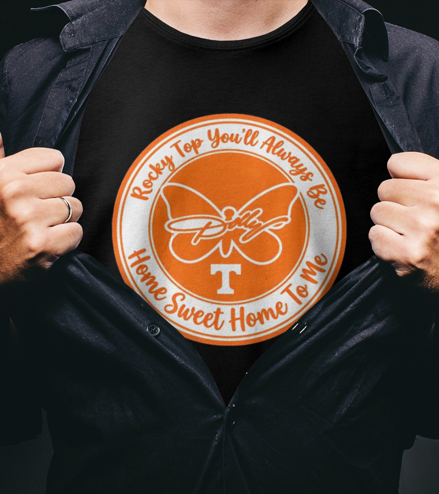 Rocky Top You'll Always Be Home Sweet Home To Me Dolly Butterfly T T-Shirt