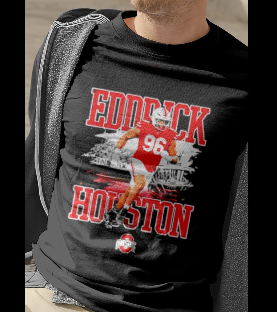 Eddrick Houston 96 Ohio State Buckeyes NCAA Football Player T-Shirt