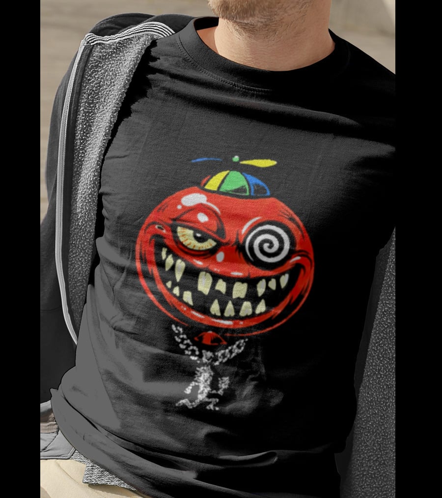 Wakko Exotics Store Bizerker 187 Spiral Hat Grinning Necklace T-Shirt