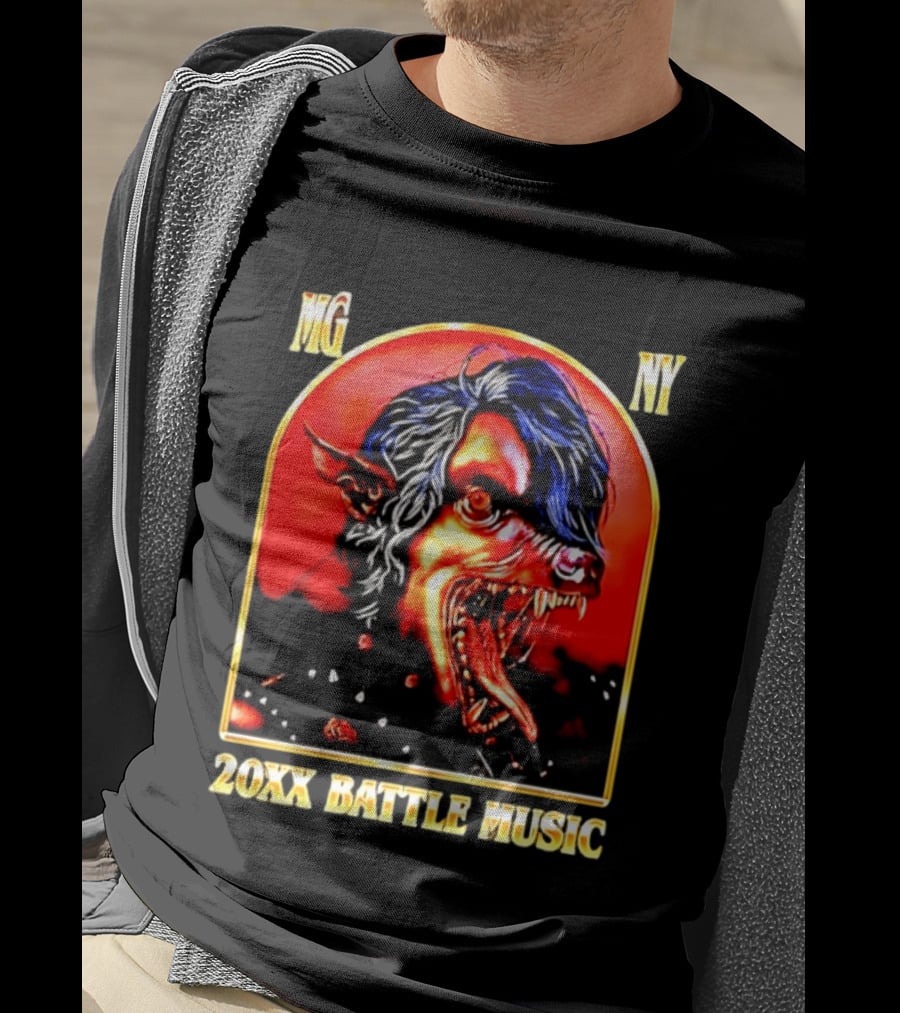 MG NY 20XX Battle Music Machine Gun Kelly Werewolf T-Shirt