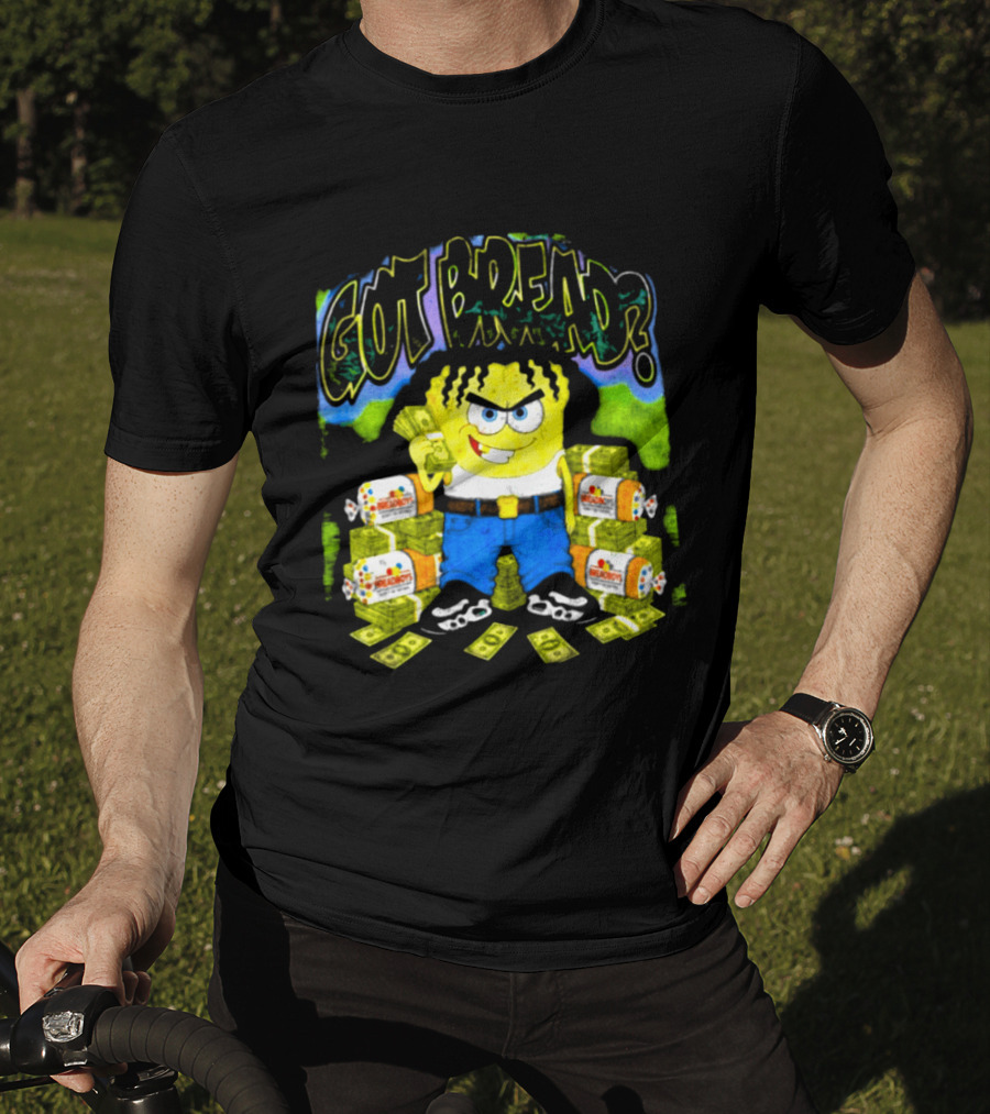 Wakko Exotics Store Whiteloaf Got Bread Black Character With Money Loaves T-Shirt