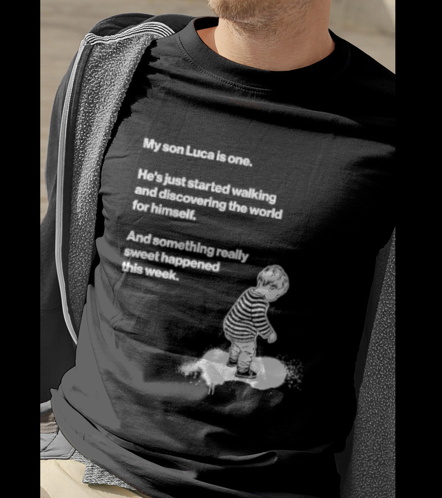 Luca Is One First Steps Adventure Exploring The World T-Shirt