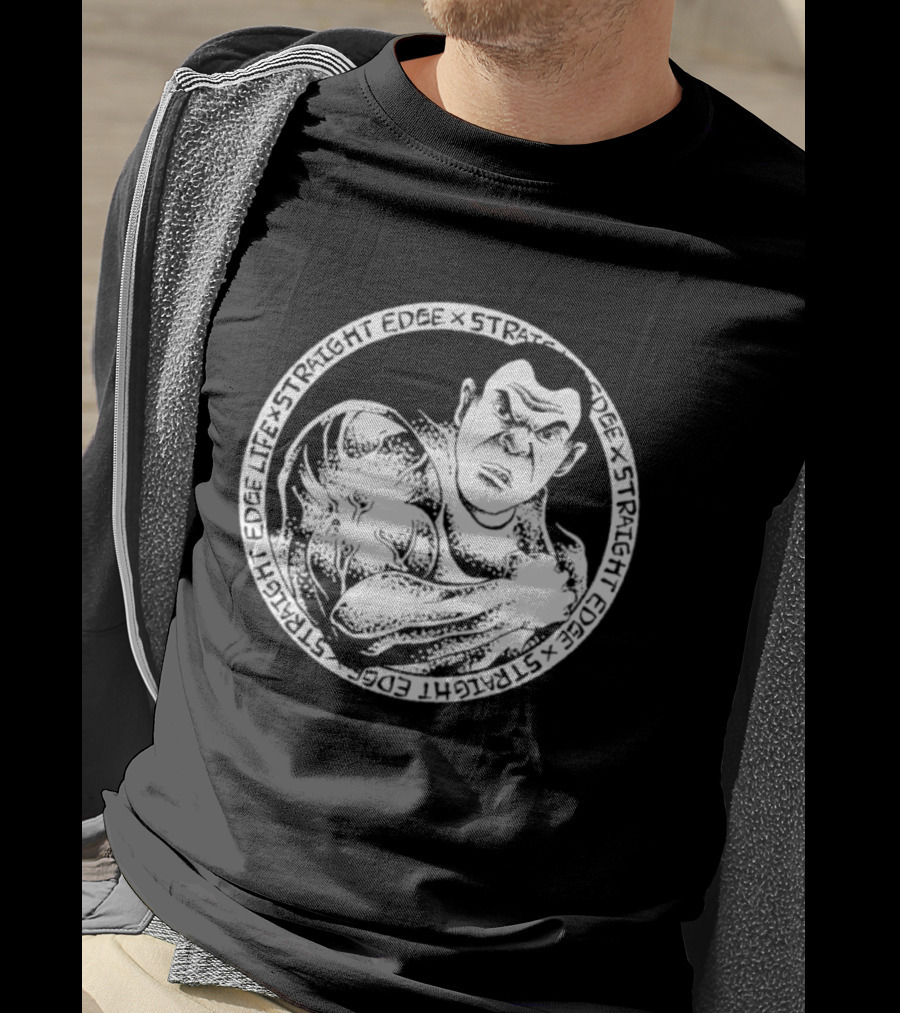 Straight Edge Life X Straight Edge Hardcore Punk T-Shirt