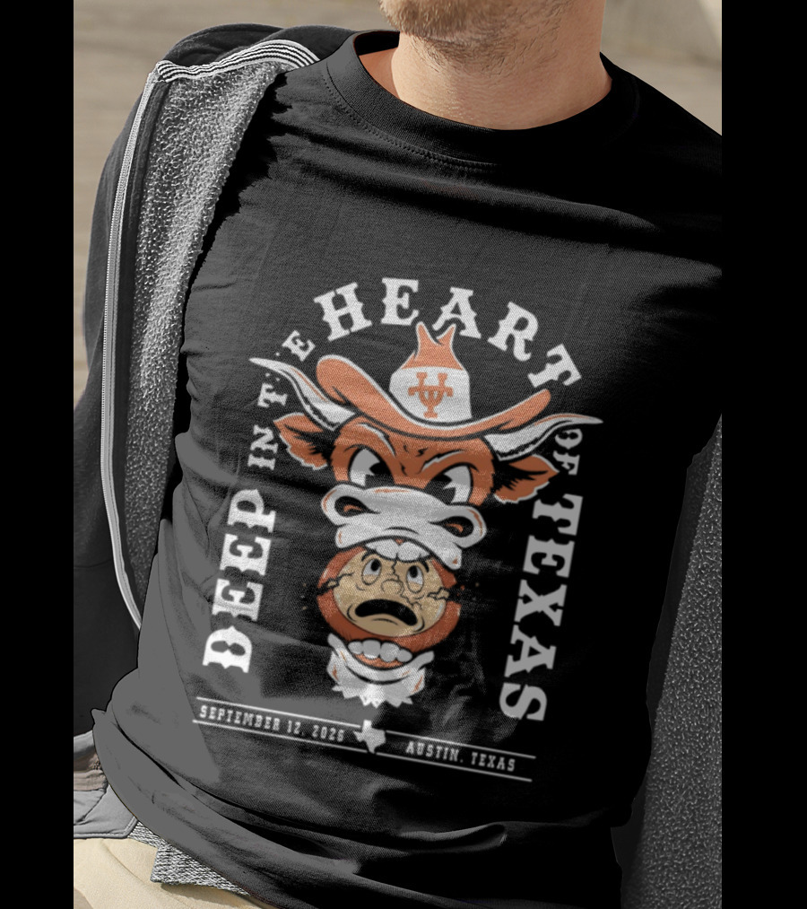 Texas Longhorns Mascot Deep In The Heart Of Texas September 10 2022 Austin Texas T-Shirt