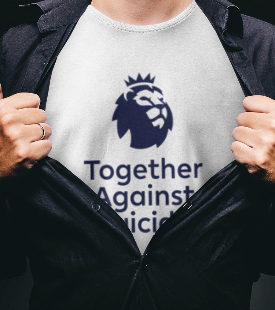 Together Against Suicide Mental Health Awareness Lion King Crown T-Shirt