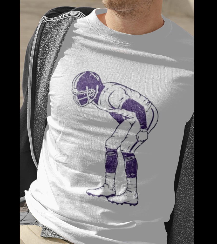 Warren Moon Minnesota Vikings Football Player Vintage Pose T-Shirt