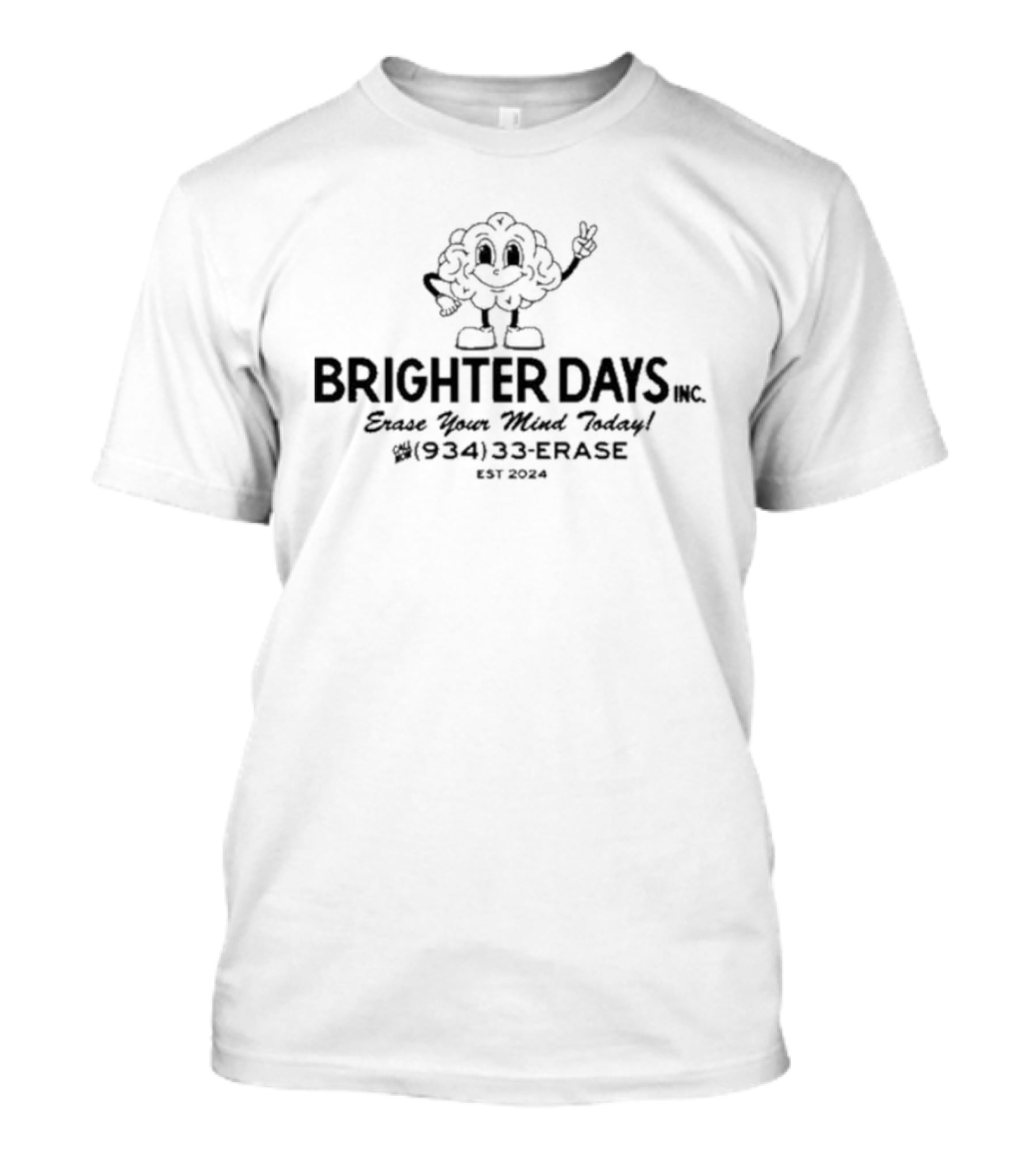 BRIGHTER DAYS Since You Went Away 833 413 ERASE EST 2024 T-Shirt
