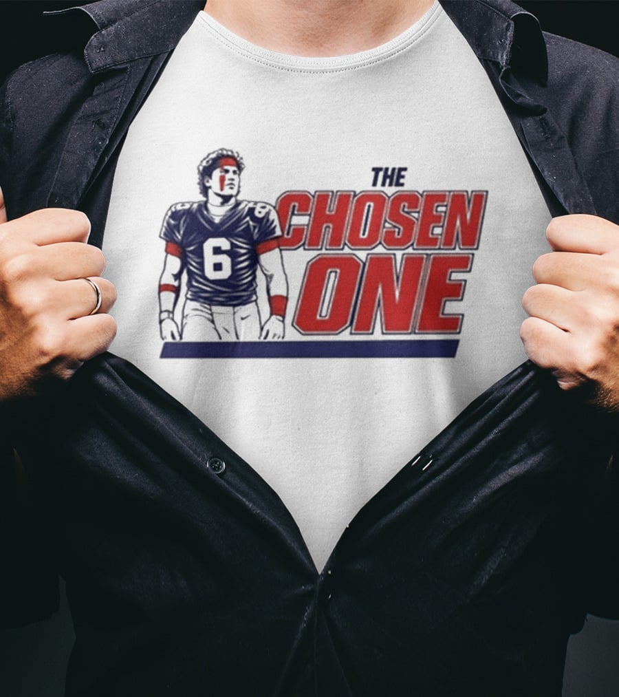 Chosen One Football Jersey Number 6 Athlete T-Shirt