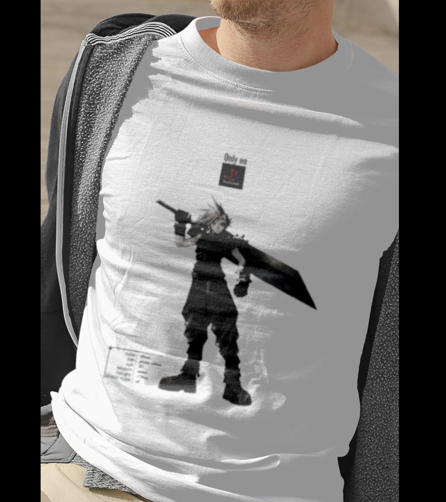 Cloud Strife Final Fantasy VII PlayStation T-Shirt