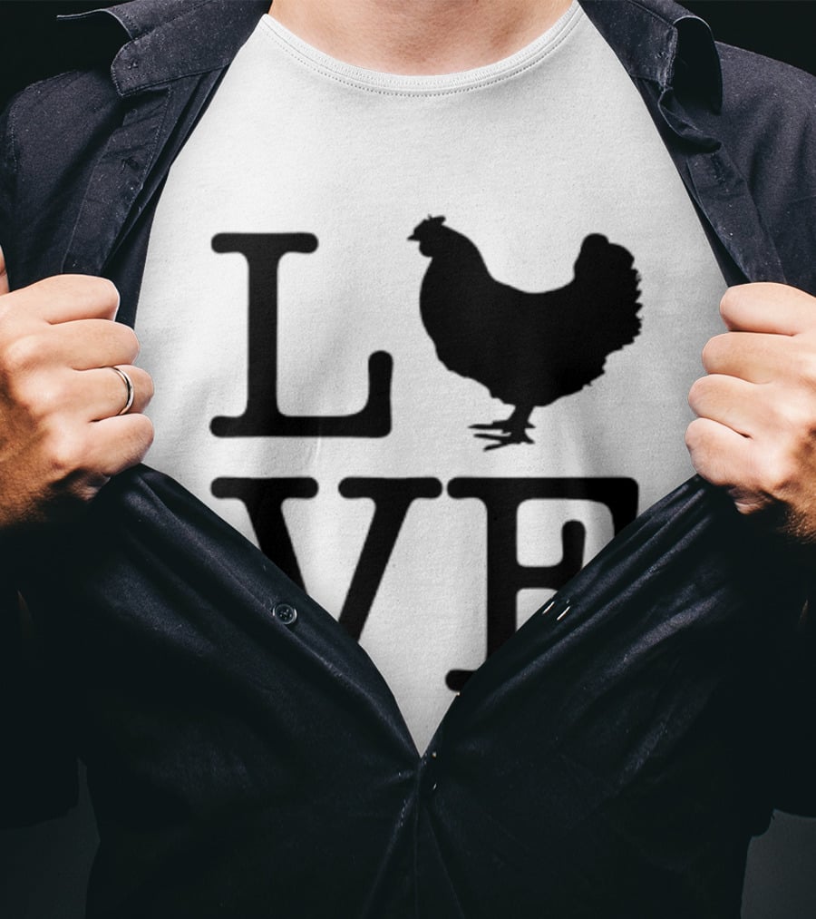 Dallas Cowboys Hunter Luepke Love Chicken LVE T-Shirt