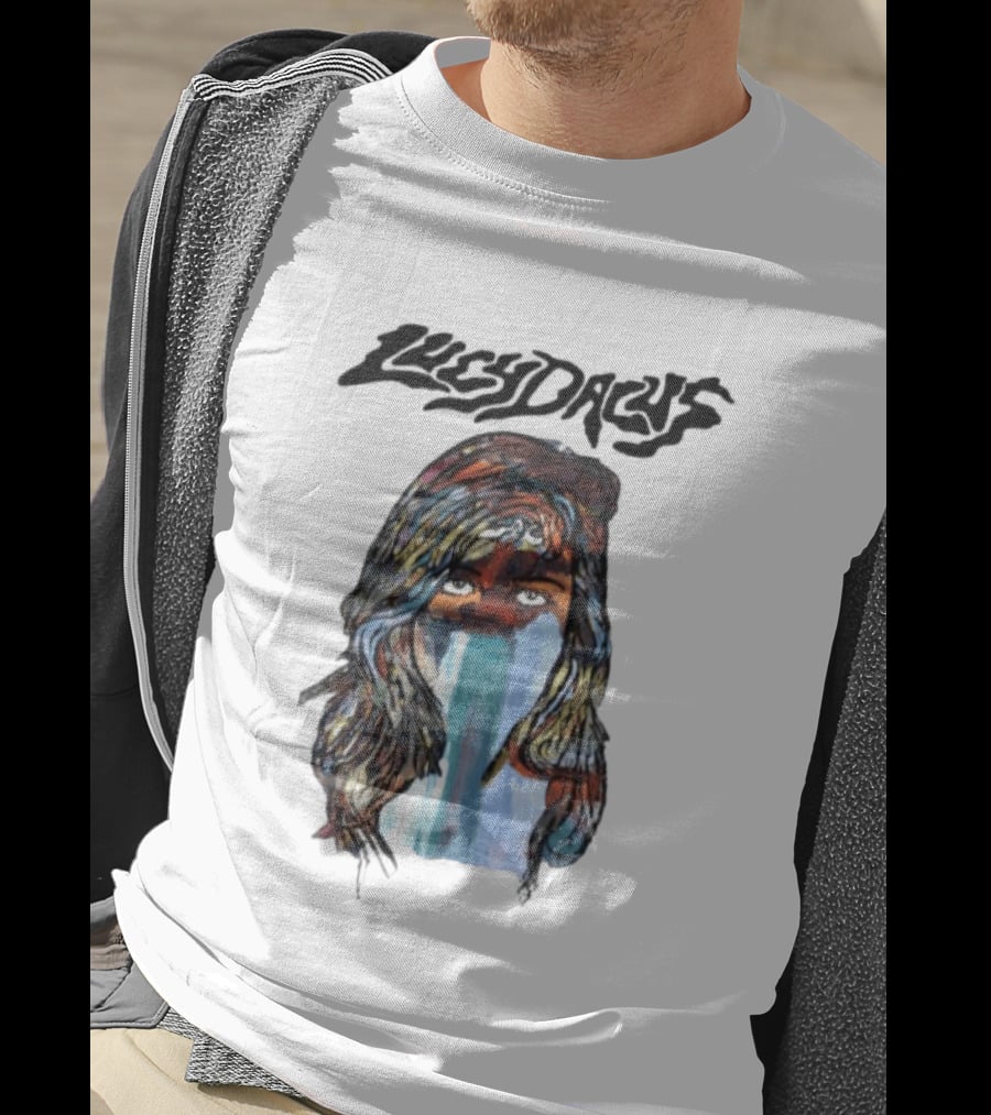 Lucy Dacus Melting Face 34 Length T-Shirt