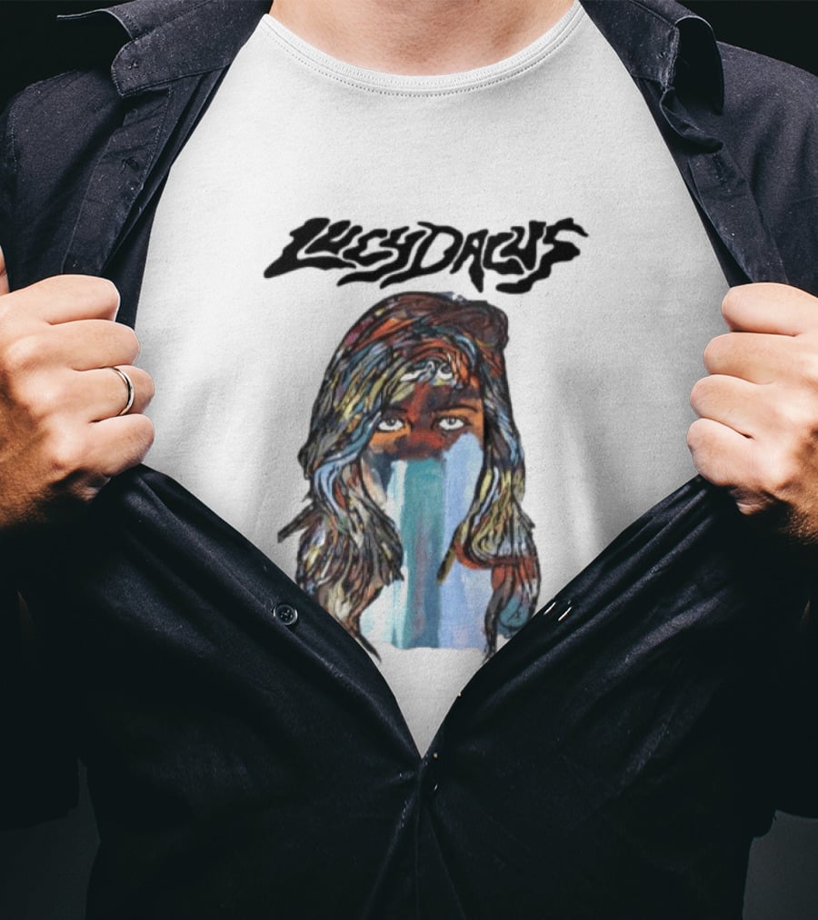 Lucy Dacus Melting Face 34 Length T-Shirt