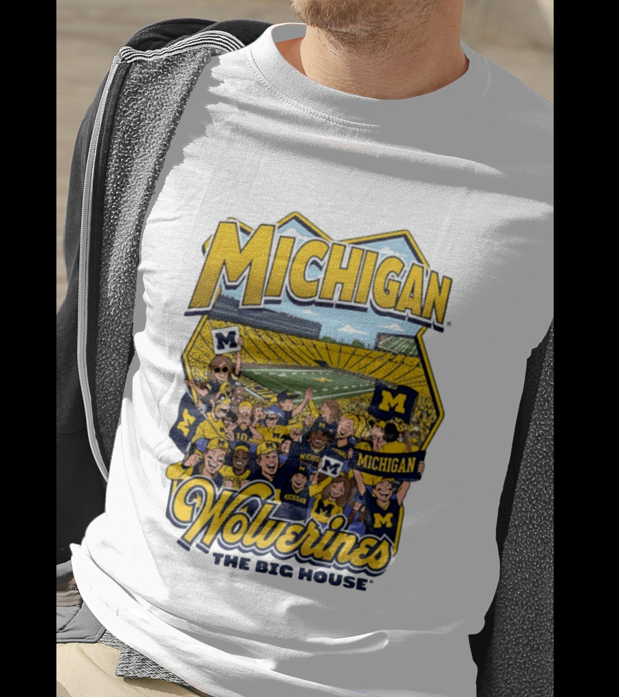 Michigan Wolverines The Big House 2026 Celebration Stadium Fans T-Shirt