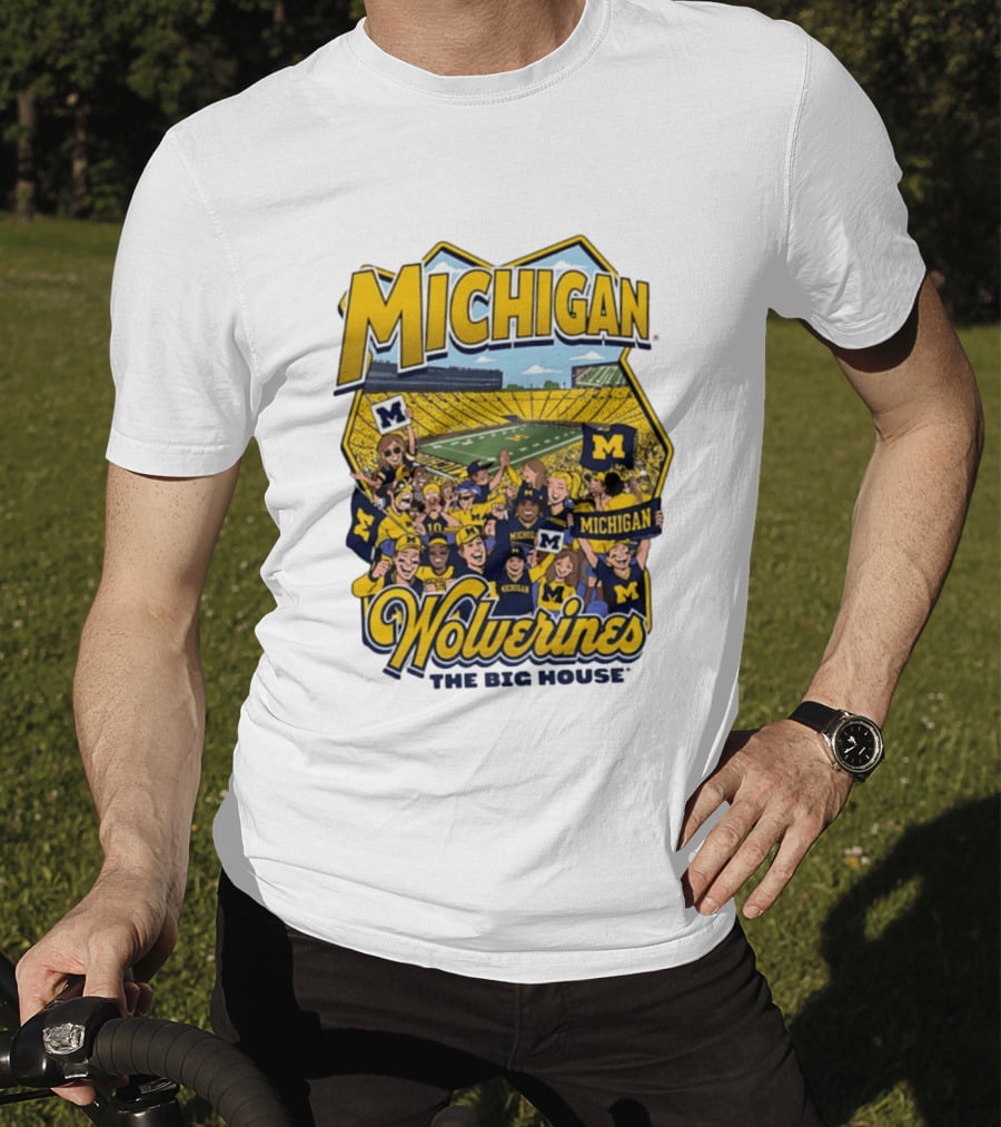 Michigan Wolverines The Big House 2026 Celebration Stadium Fans T-Shirt