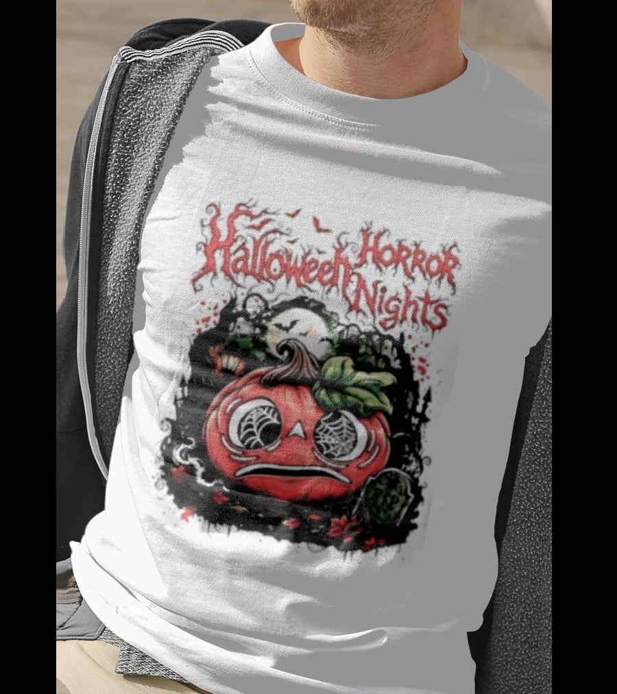 Halloween Horror Nights Pumpkin RIP Spooky T-Shirt