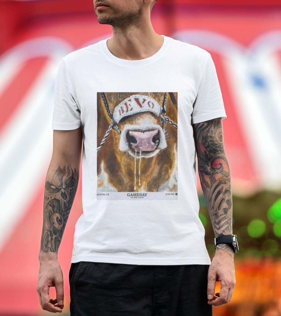 Texas Longhorns Bevo Vs Ohio State Austin TX Gameday 6:30 PM 2026 T-Shirt