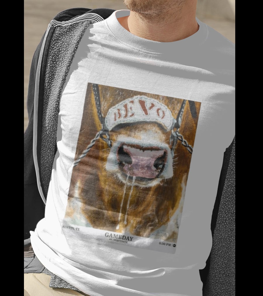 Texas Longhorns Bevo Vs Ohio State Austin TX Gameday 6:30 PM 2026 T-Shirt
