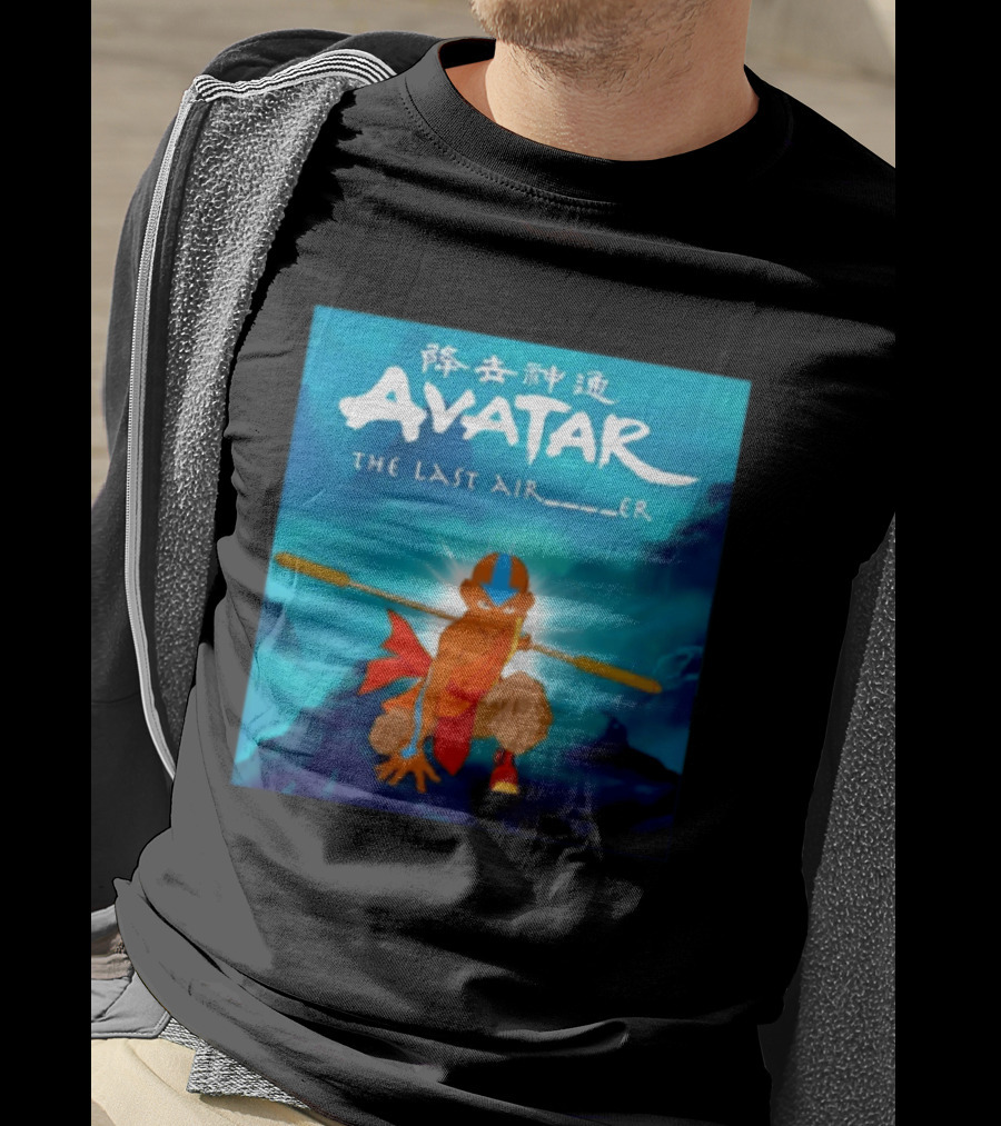 Avatar The Last Airbender Aang Nickelodeon Japanese T-Shirt