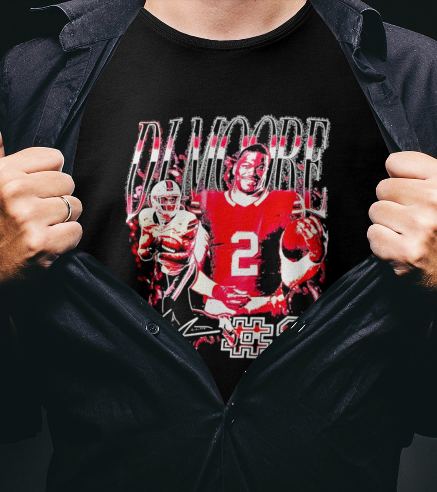 D. J. Moore #2 Buffalo Bills Football Player T-Shirt